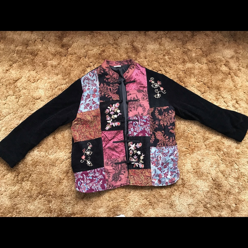 white stag | patchwork jacket